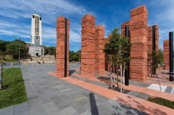Australian Memorial at Pukeahu National War Memorial Park, Wellington - Agra Red Sandstone Pavers
