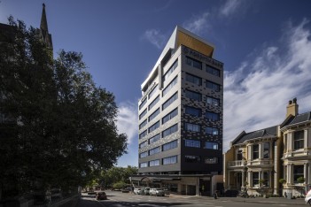Forsyth Barr Building, Dunedin - Terraçade TN Smooth Simpson and Raglan