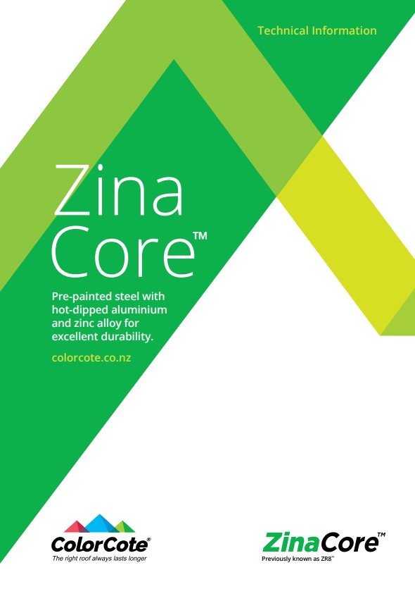 Roofing Industries - ColorCote ZinaCore Technical Document